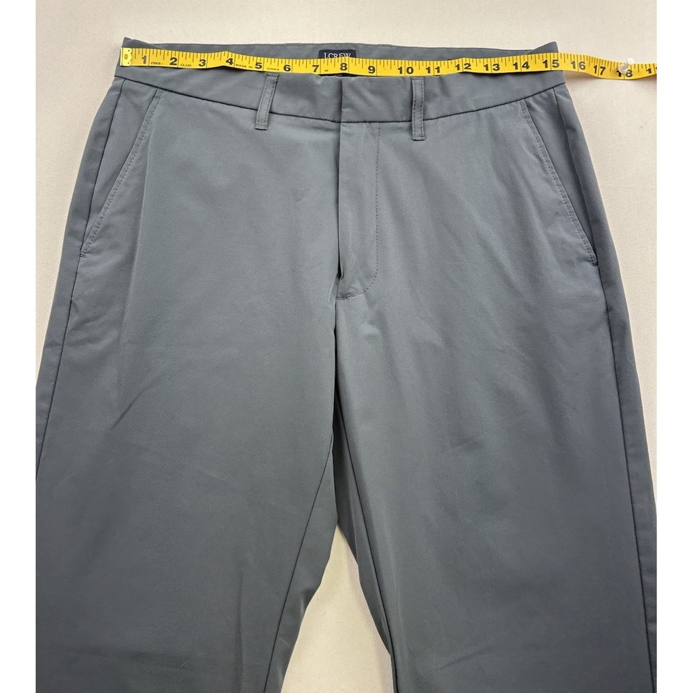J Crew Pants Thompson Flex Tapered Leg Golf‎ Tech Pants Mens 30x32 Blue Gray - Picture 10 of 15